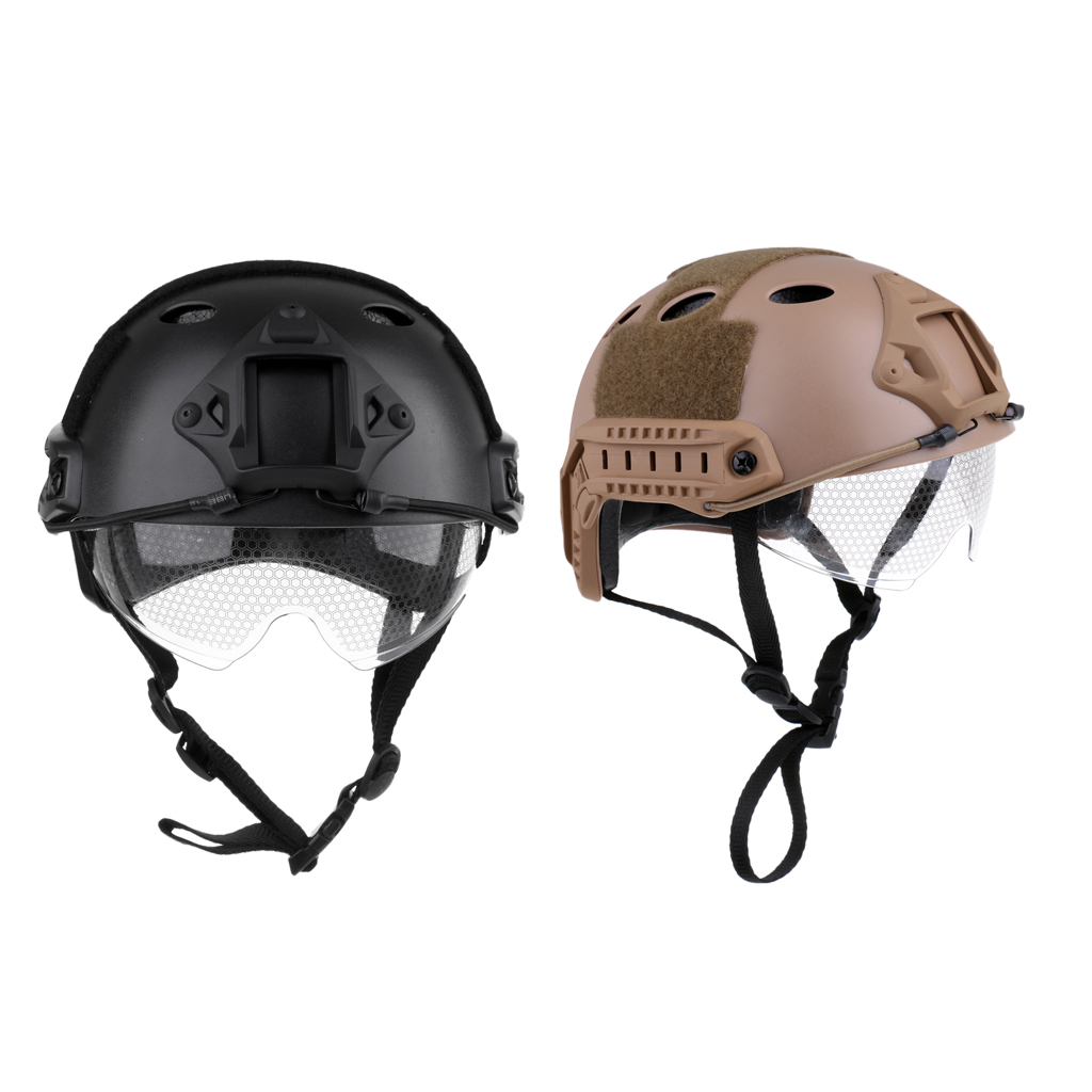 Abs Lancer Snelle Helm Ballistische Type W/Retractable Visor Od