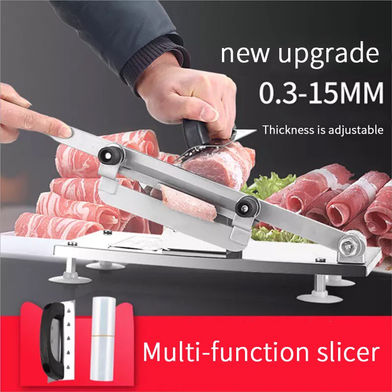 Household Manual Lamb Beef Slicer Frozen Meat Shredder Vegetable Lamb Roll Shredder