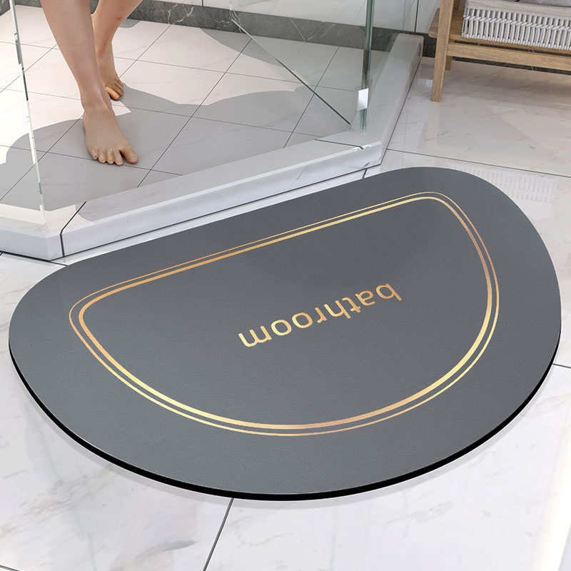 Super Absorbent Bathroom Mat Quick Drying Diatom Floor Mat Easy To Clean Door mat Oil-proof Kitchen rug Non-slip Entrance carpet