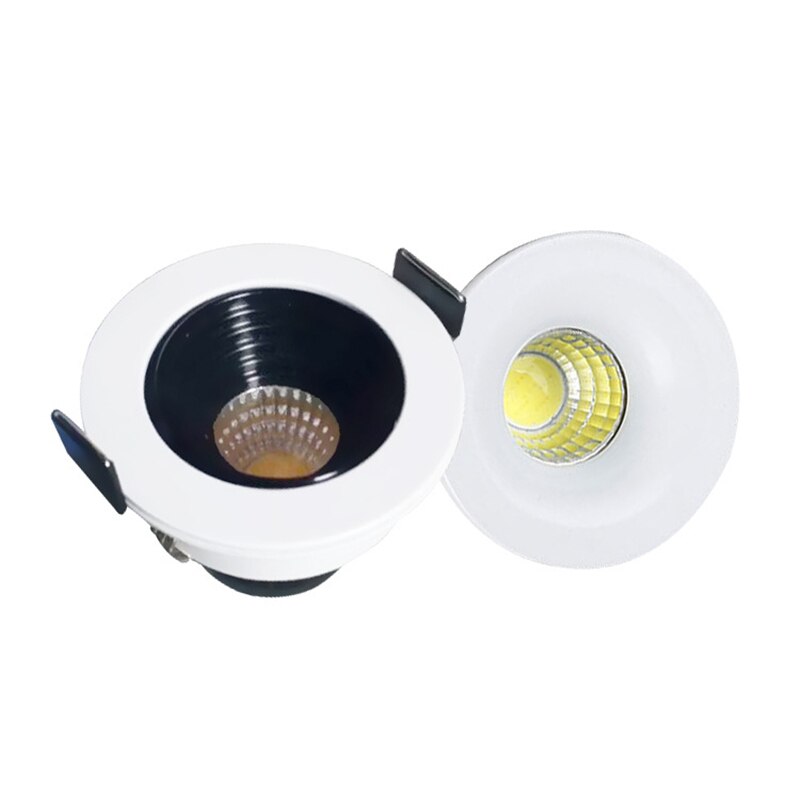 Foco led 220V empotrado 3W Techo Luz mazorca fuente de luz tipo ventilador 35mm luz descendente estrellada