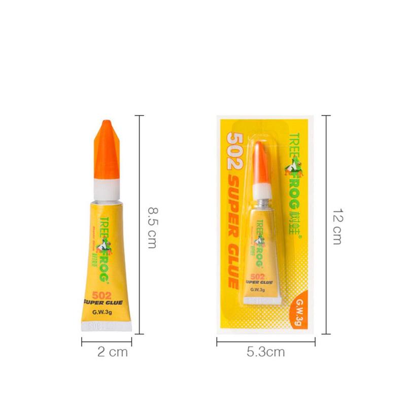 Pegamento líquido para uñas, adhesivo de cianoacrilato de vidrio y cuero, adhesivo instantáneo de gran Unión, para tienda de papelería, Gel para uñas, 502