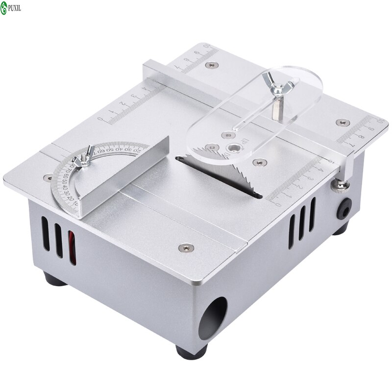 Mini Multifunctional Table Saw spindle motor DC12V-24V Liftable Saw Blade Bench Saw DIY Circular Saw Bench Lathe Cutter Machine