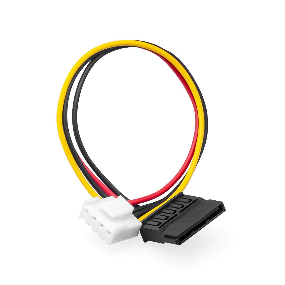 4 Pin to SATA Female Hard Drive Power Adapter Cable Compatible with Hikvision Video Recorder