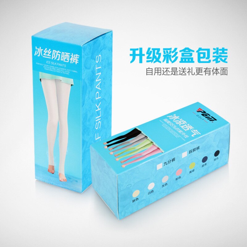Ropa de Golf para mujer, protector solar para deportes al aire libre, pantalones de fondo de hielo, calcetines de anti UV