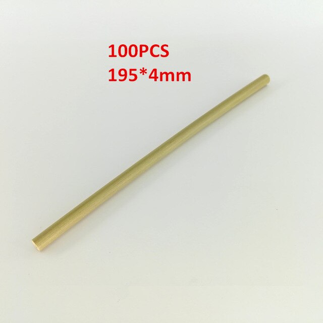 100Pcs/lot Bamboo Straw Natural Organic Reusable Bamboo Drinking Straws Cleaner 19.5cm 23cm Bamboe Straws set for: 195x4mm  100pcs