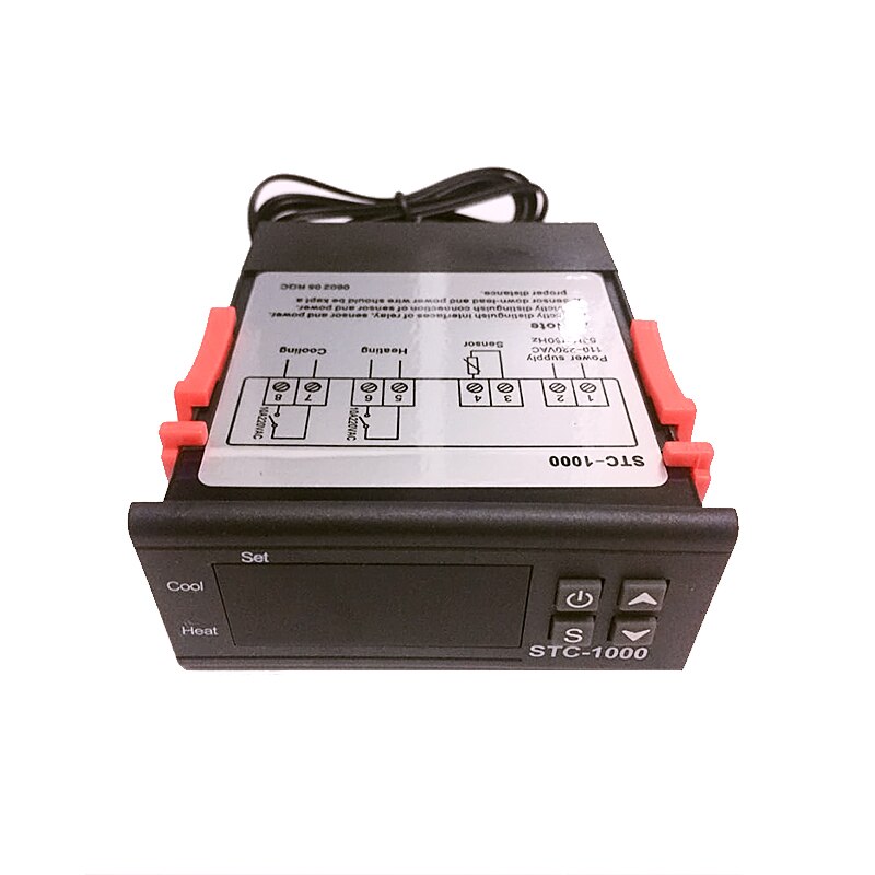 STC-1000 STC 1000 LED Digital Thermostat for Incubator Temperature Controller Thermoregulator Relay Heating Cooling 12V 24V 220V