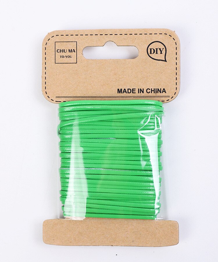 10M Diverse Kleur Faux Suede Ronde Vegan Lederen Koord Voor Sieraden Maken Kralen Voor Lederen Veter Armband (2Mm Dik): E