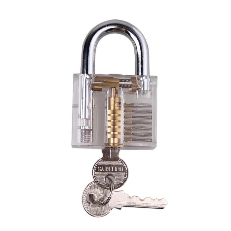 Professionele Lock picks Set LockPicks Hangslot Transparante Praktijk lock Voor Deur Met Sleutel