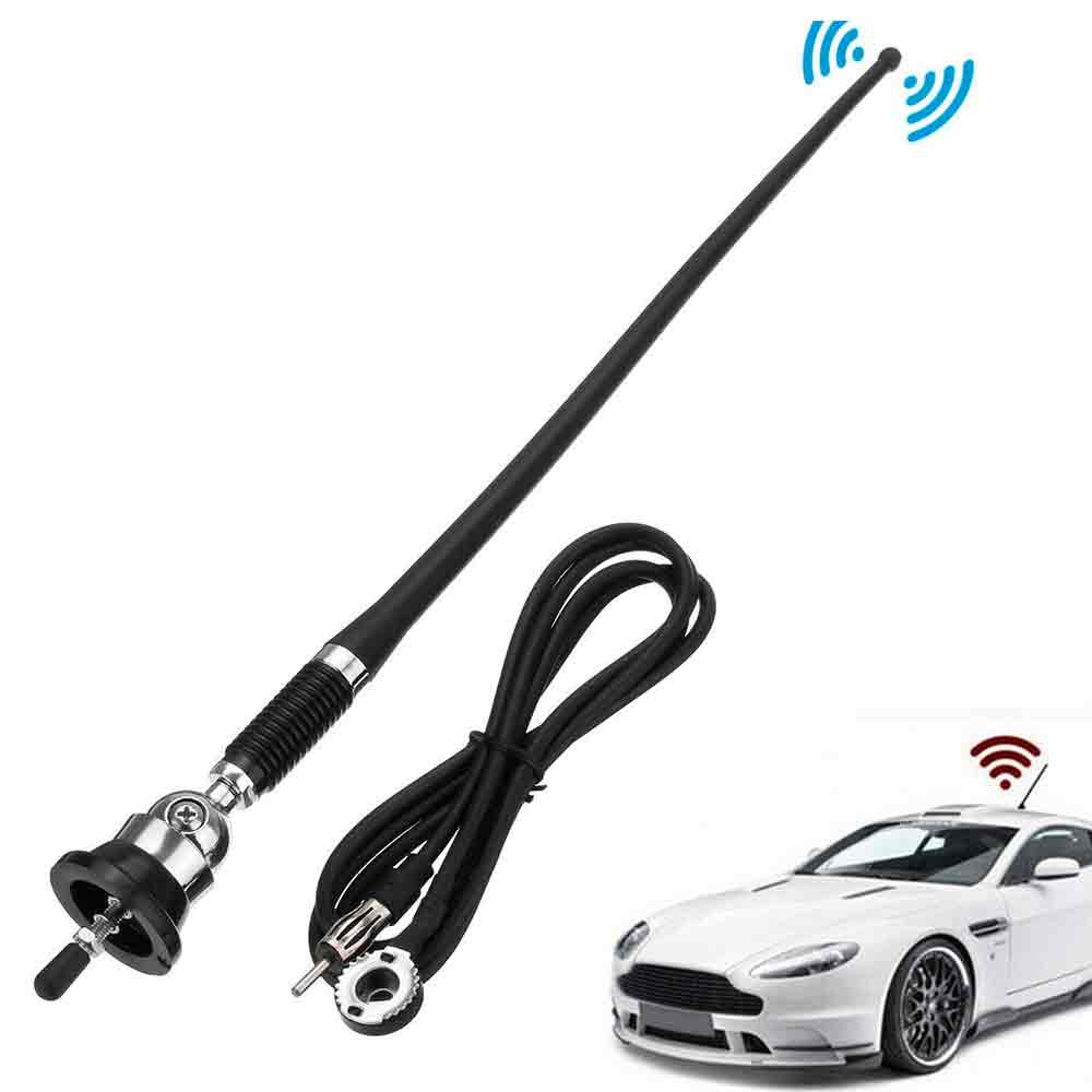 16Inch Universal Car Auto Dak Radio Antenne Fm/Am Signaal Booster Versterker Antennes Zweep Mast Auto Accessoires