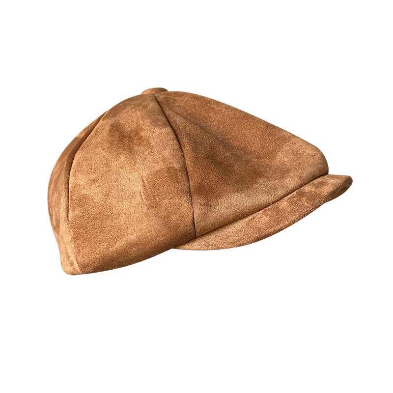 Retro Top Grade Suede Newsboy Caps Men Oversized head circumference Flat Caps Women British Gatsby Cap Autumn Winter Hat BLM223