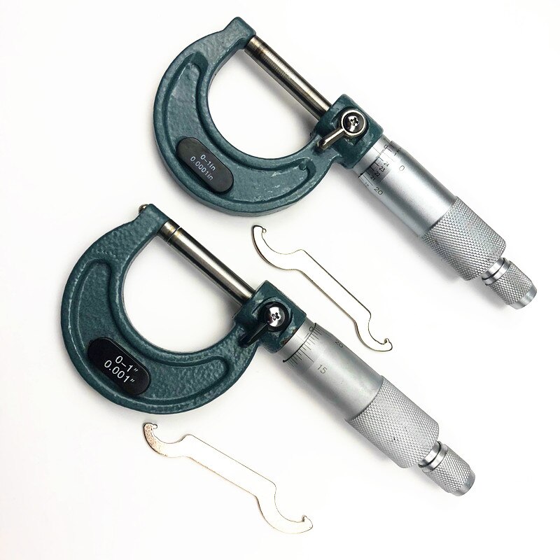 0-25mm 0.01mm metric outside micrometer 0-1inch 0.001" micrometer 0.001" thickness caliper Gauge Vernier Caliper Measuring Tools