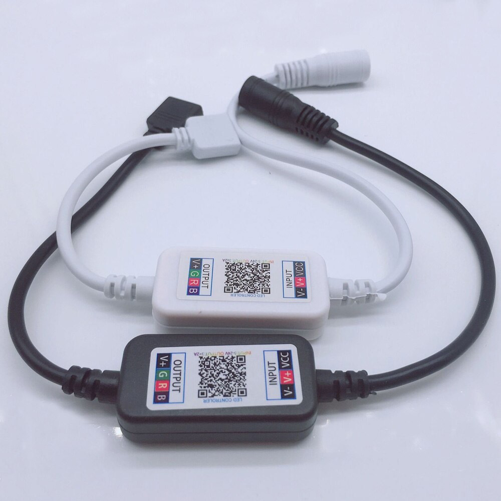 Dc 12V 24V Rgb Led Controller App Bluetooth Rgb Muziek Controller Voor Led Strip Licht 5050 4 Pin mini Rgb Controller 5 V-24 V