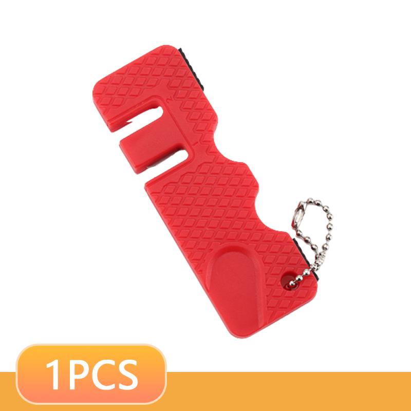 Messenslijper Zak Keramisch Slijpen Diamant Gereedschap Schaar Slijpen Tandwielen Vis Haak Carbide Mes Wetsteen Outdoor Multitools: Paars
