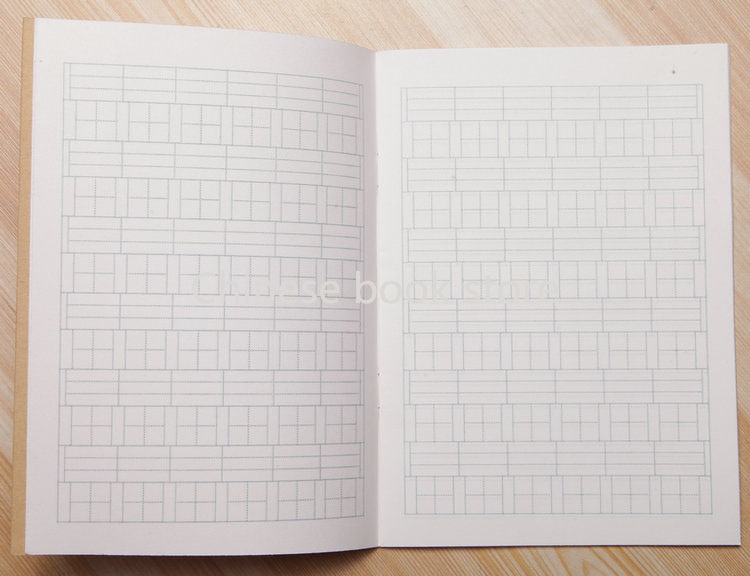 Chinese character exercise books Chinese grid square workbooks Chinese composition practicebook English workbooks ,set of 5