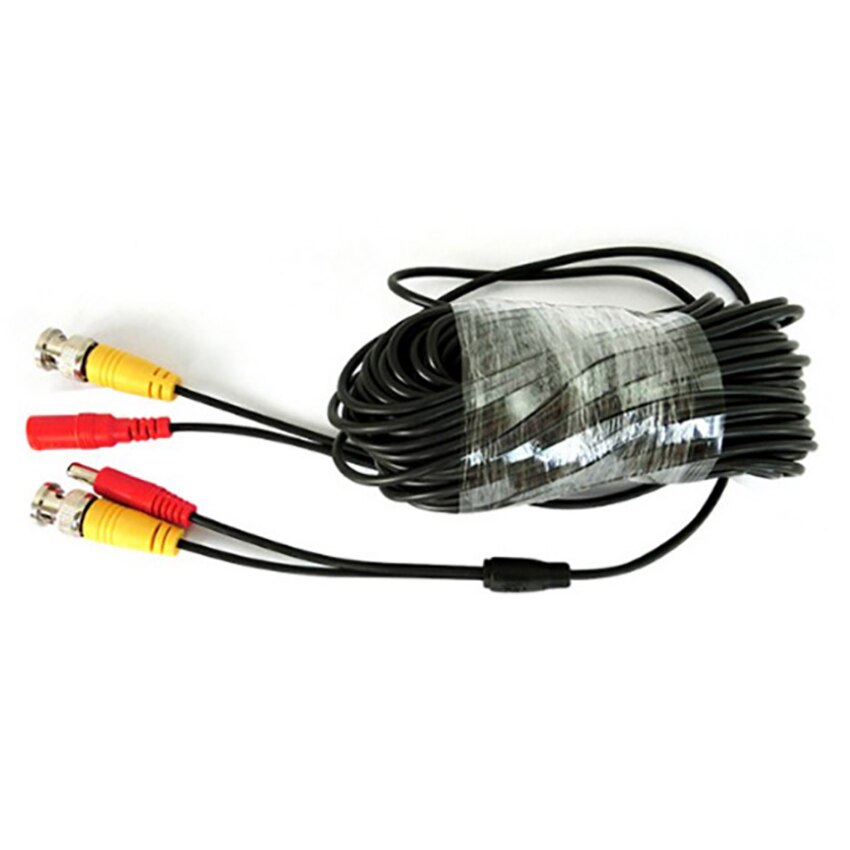 5/10/15/20/30/40/50m BNC+DC Connector Video Power Cable Security Monitoring Camera Equipment Cable VCR Camera Extension Cable