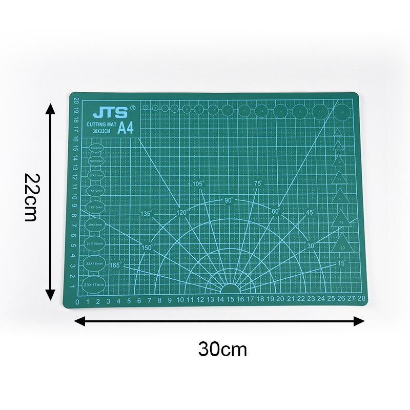 JTSIP Double Sided Cutting Mat A2 A3 A4 Durable Self-healing Handmade Cutting Tool Large Desktop Cutting Pad White Core Cut Mat: A4