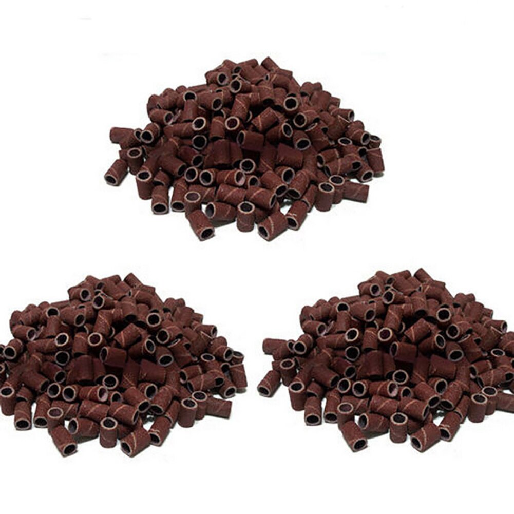100 st slipning buffertband borr fil maskin bits slipring nail art verktyg