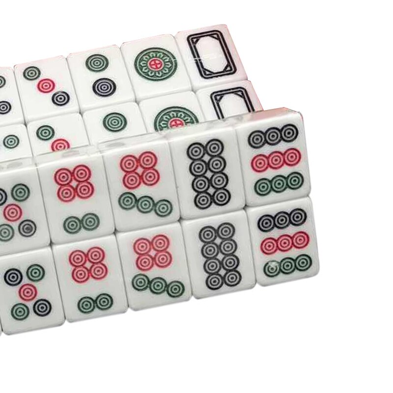 Mahjong spil sæt underholdning bordspil med 40 mellemstore fliser