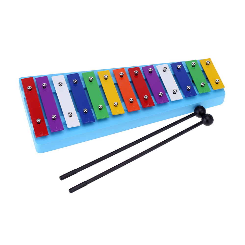 13 bar barnets glockenspiel xylofon fargerik note av pedagogisk slagverk instrument rytme leketøy for baby småbarn barn