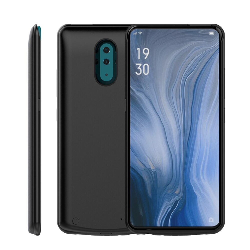 Funda de cargador de batería Extenal de 6500mAh para OPPO Reno, funda de carga de Banco de energía de respaldo portátil para OPPO Reno