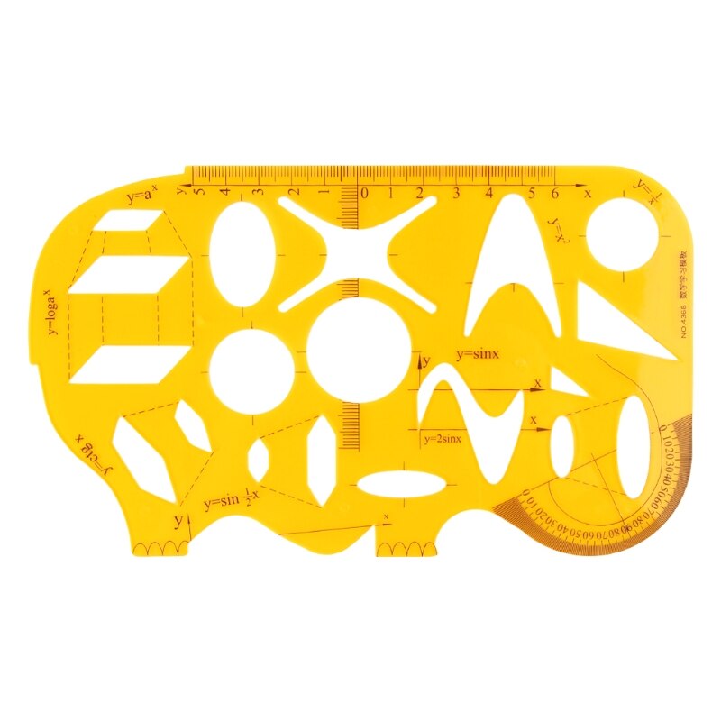 Architectonische sjabloon liniaal tekeningen stencil meetgereedschap levering  w8ed
