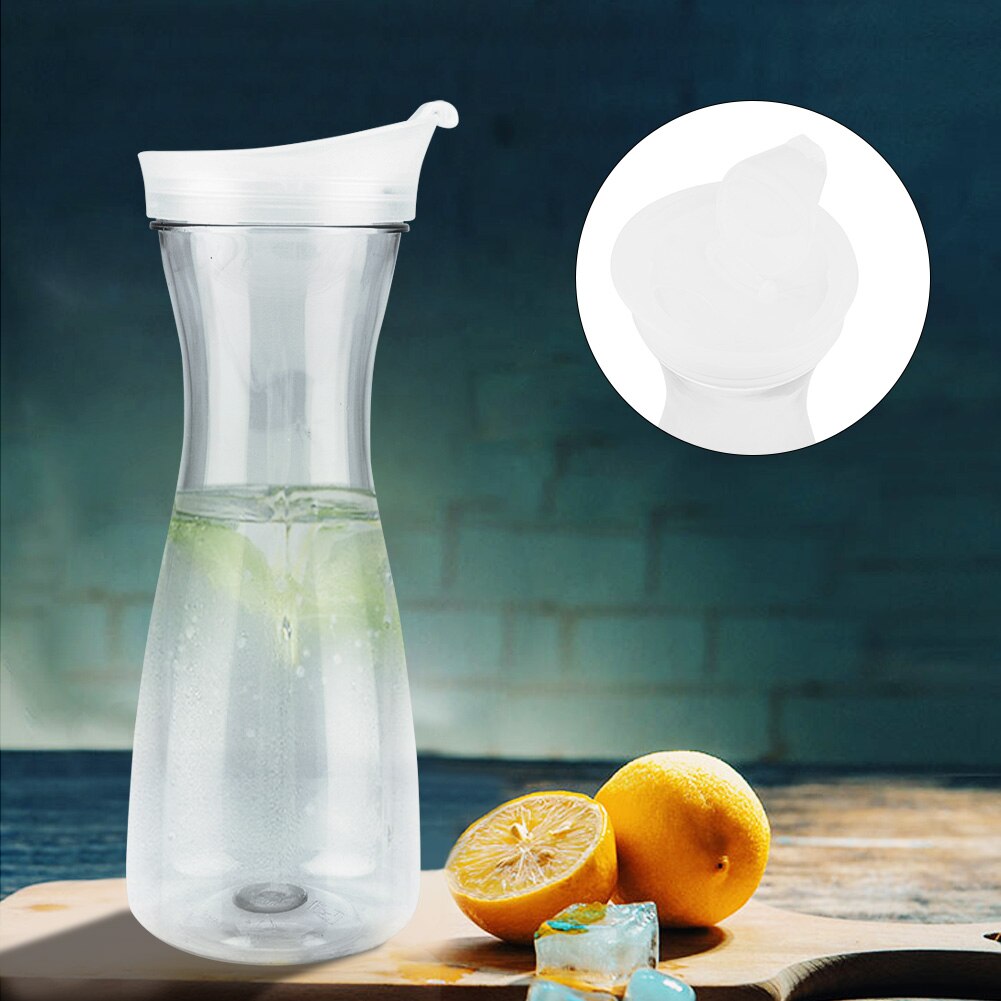 Acryl Transparante Grote Capaciteit Sap Fles Water Jug Ijs Koude Sap Kruik Met Deksel Voor Bar Thuis Gebruik 600ml 1000ml 1600ml