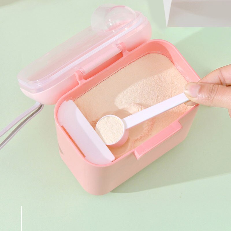 baby melkepulver bærbar baby matte oppbevaringsboks essensiell frokostblanding spedbarn melkepulver boks smårolling snacks container