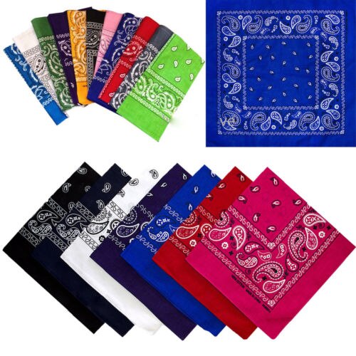 Vogue paisley bandana bandana hovedbeklædning/hårbånd tørklæde hals håndled wrap band hovedbeklædning mange muligheder etnisk stil print