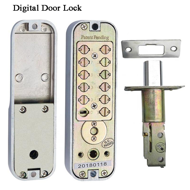 Digitale Deurslot Keyless Wachtwoord Code Slot Mechanische Toetsenbord Waterdichte Houten Deur School/Home/Winkel/Laboratorium Gate opener
