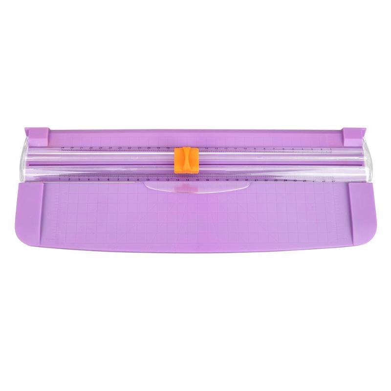 Portable A4 Paper Trimmer Cutters Guillotine Ruler Paper Trimmers for Photo Office Paper Labels Cutting Plastic Paper Trimmer