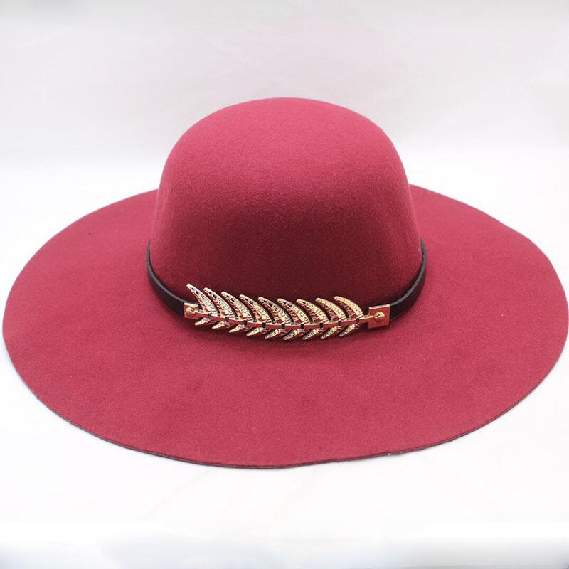 Kvinders hat kasket kvinde klassisk retro jazz varm damer fedora spand bomuld søde kasketter bred skygge top solhat trendy vintage