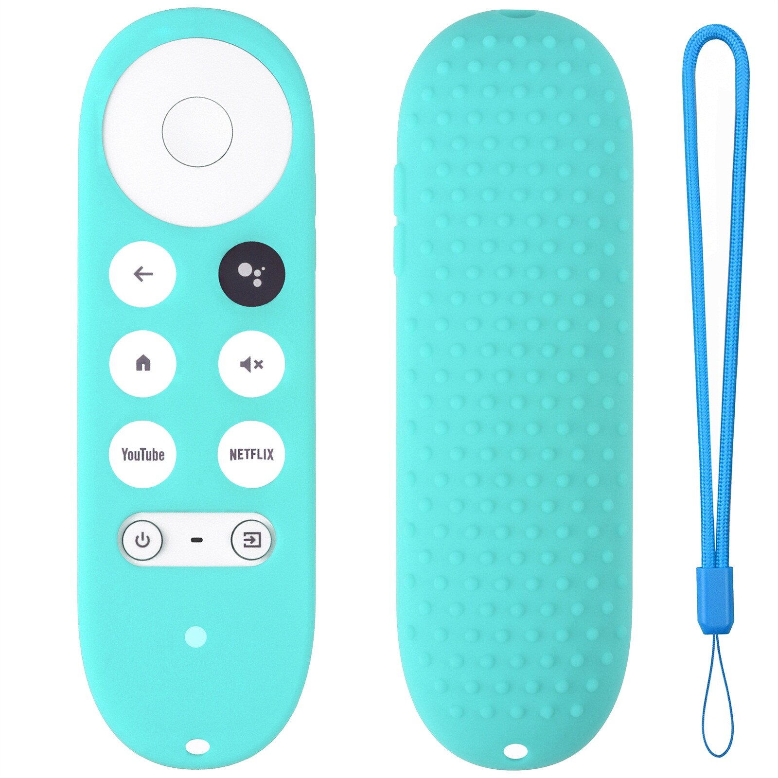 top selling Silicone Protective Case for Chrome-cast with Google TV Remote ShockProof Cover Support and: I
