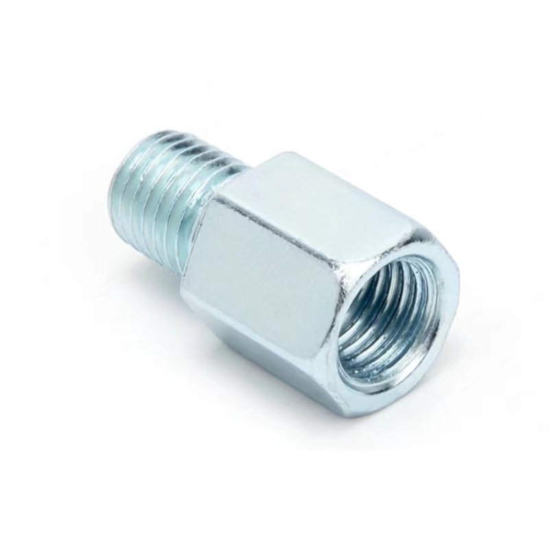 1 par de tornillos adaptadores para espejo retrovisor de motocicleta, Scooter, ATV, bicicleta, convertir de 10mm a 8mm o 8mm a 10mm en el sentido de las agujas del reloj