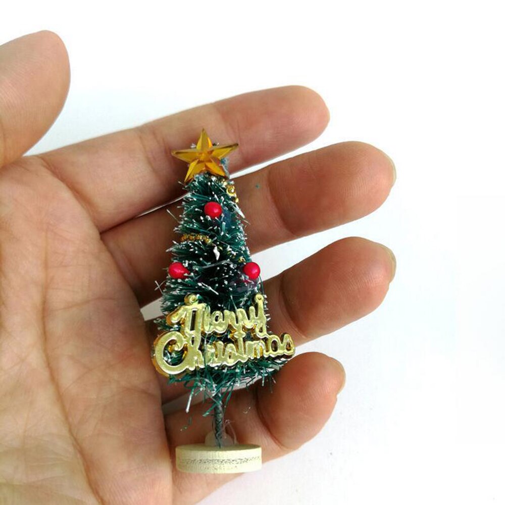 6.5 cm Riem Versierd Kerstboom Ceder Accessoires Model Handgemaakte Mini Accessoires Vrolijk Kerstfeest 50gC