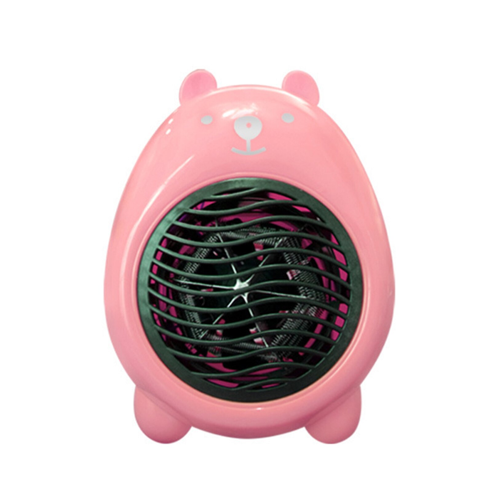 Mini Portable Desktop Heater with Comfortable Grip Overheat Protection for Home Office Bedroom Desk BV789: Pink