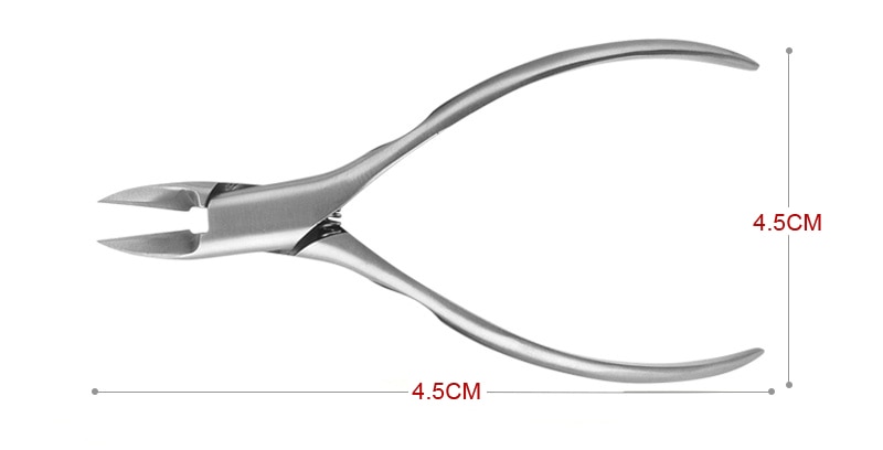 Rustfritt stål kutikula nipper tang fjerner tånegl kant kutter klippere trimmer kutikula saks pedikyr manikyr saks