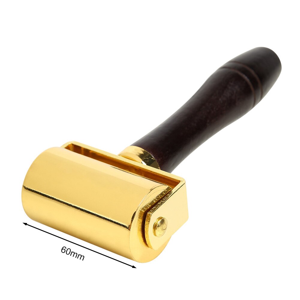 DIY Handmade Leather Glue Edges Laminating Wheel Leather Craft Roller DIY Handmade Crease Tool Leathercraft Staming: 60mm A