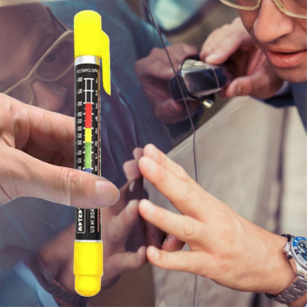 Auto Lak Test Car Paint Thickness Tester Meter Gauge Crash Check Test Paint Tester With Magnetic Tip Scale Indicate Accessories