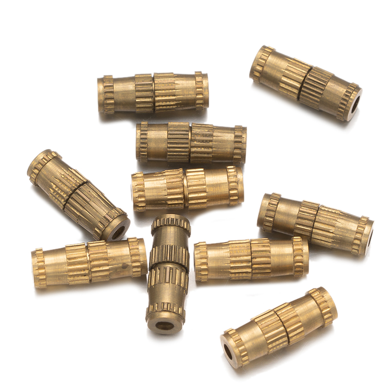 20pcs 12x4mm Brass Screw Clasps Barrel Clasps Cord End Caps Jewelry End Tips Connectors for Bracelet Necklace Making Accessories: MULTI