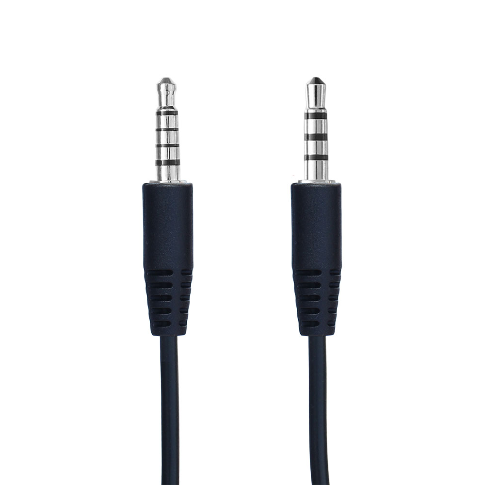 Cable de audio macho a macho Jack de 5 polos a 4 polos de 3,5 mm 1M