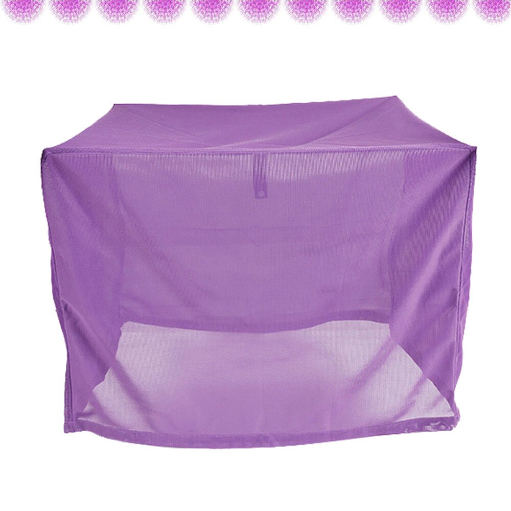 Strong Mesh Pet Cage Cover Breathable Mosquito Net Dog Crate Kennel Covers - Size (Purple): S