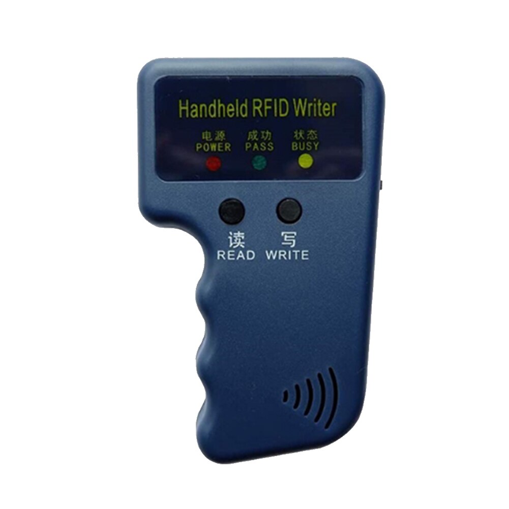 Waterdichte Handheld 125Khz Rfid Duplicator Key Copier Reader Schrijver Identiteitskaart Cloner Programmeur Schrijfbaar Key Kaarten Keyfobs: No accessories