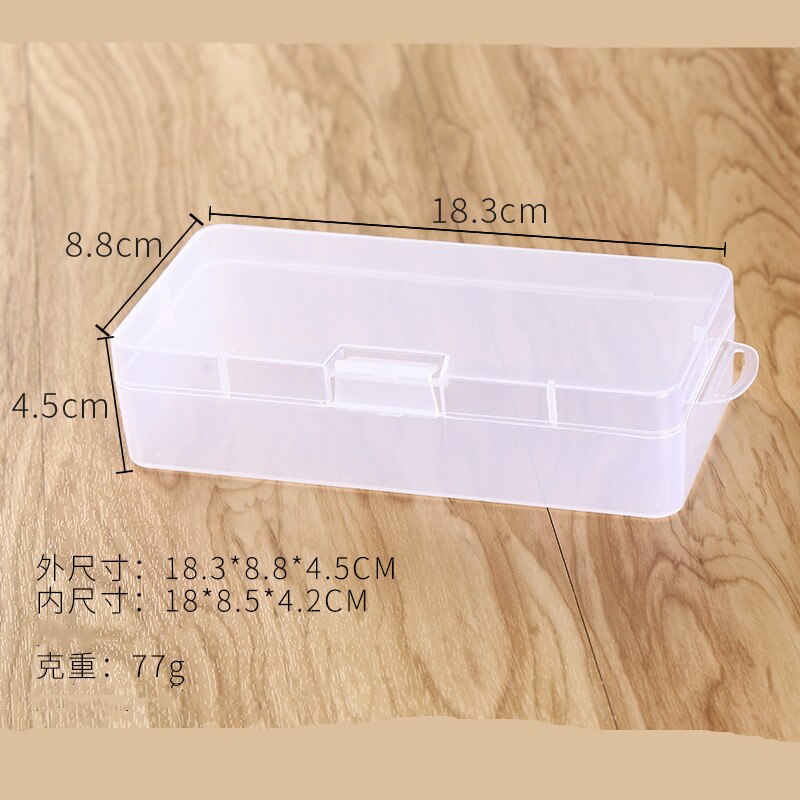 1pcs Snap-on Mini PP Empty Box Plastic PP Transparent Empty Box with Cover Plastic Box Packaging Parts Storage Box: A