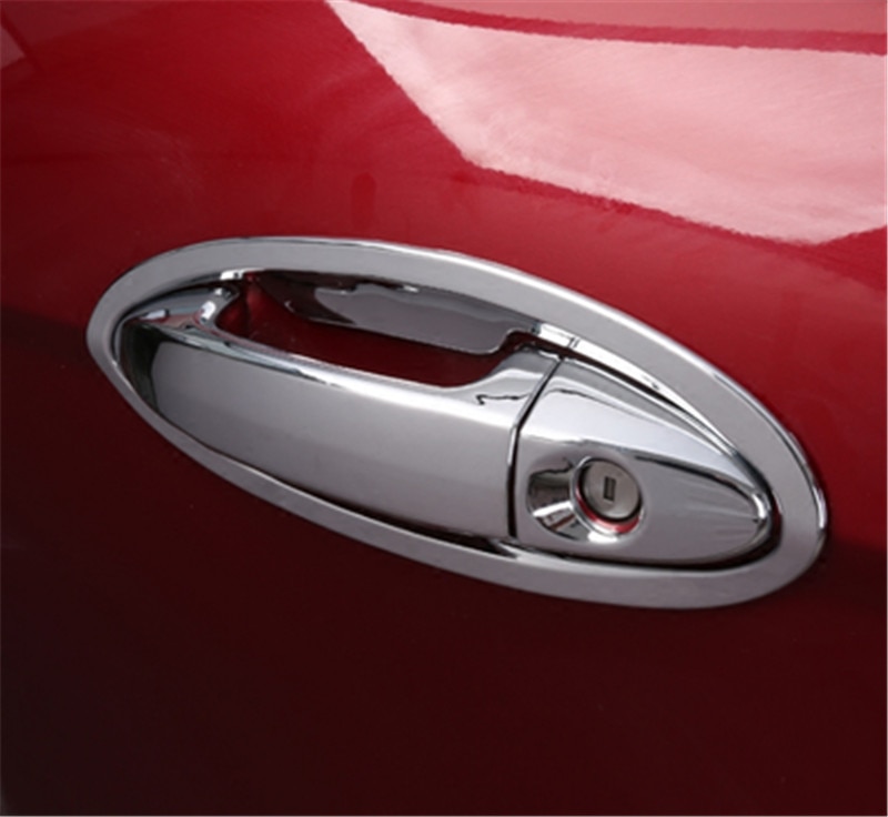 Auto Styling Voor Ford Ecosport Abs Chrome Deurgreep Bowl Deurhendel Beschermlaag Cover trim