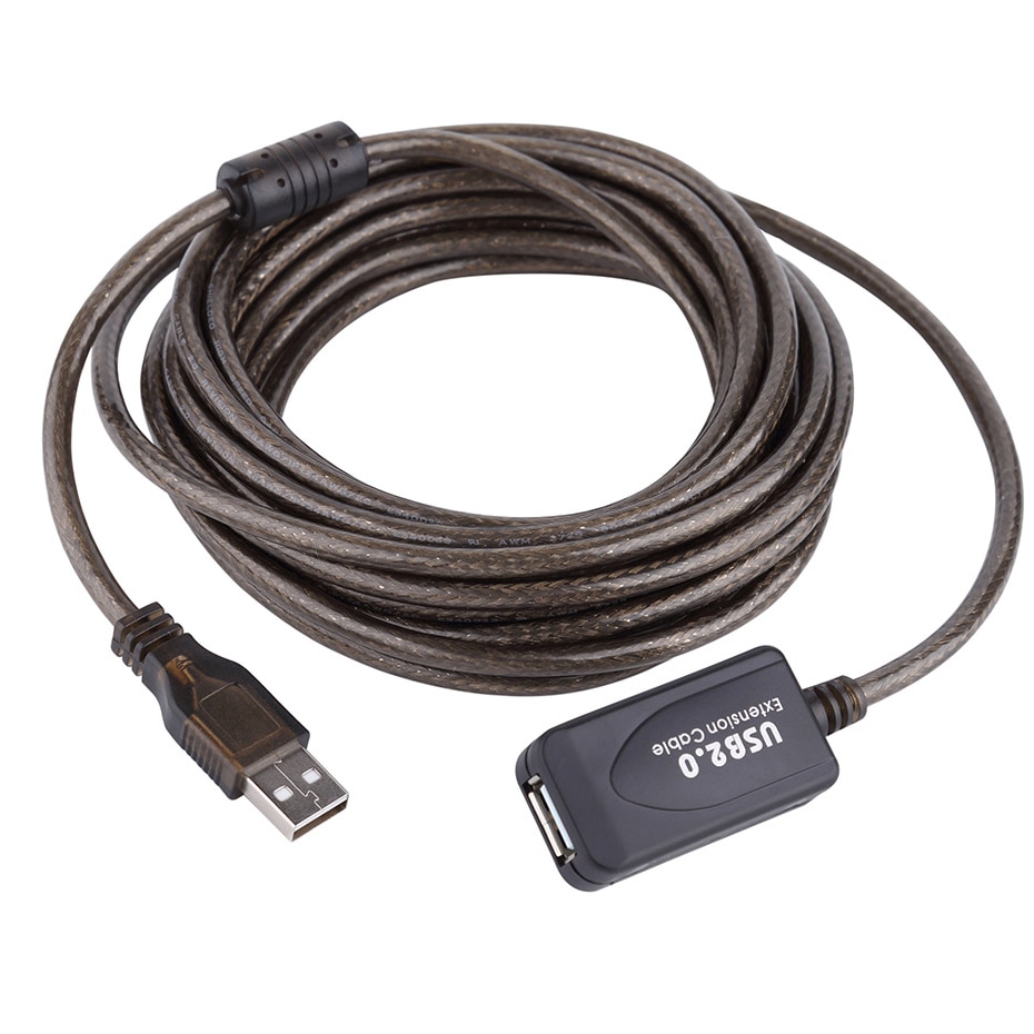 10M USB 2.0 Active extension cable cord USB active repeater cable cord with booster 5M,3M