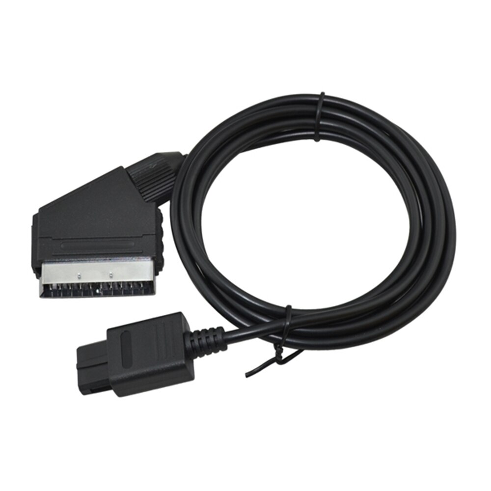 A/V TV Videospiel kabel Scart-kabel Für Nintendo SNES für Gamecube und N64 Konsole Kompatibel mit NTSC System