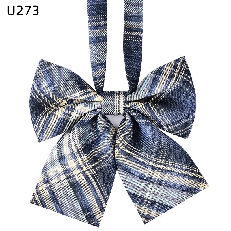 JK Uniform Bow Tie Japanese School Uniforms Striped Wrap Girls Preppy Style Neckties Female Bow-knot Women Apparel Accessories: SU273