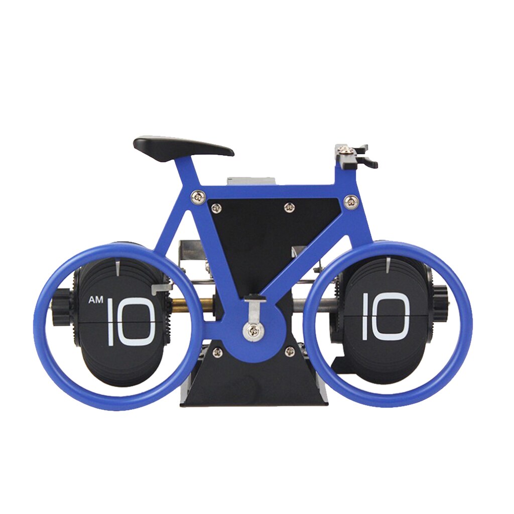 Moderne Seite Drehen Fahrrad Schreibtisch Uhr Dekoration Büro Regal Uhr Heimat Dekorative Kunstwerk Tabletop Dekor Für freundlicher freundlicher