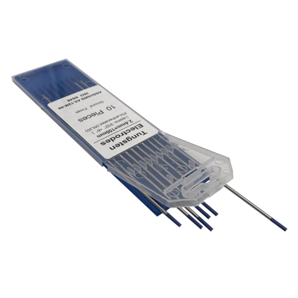 10pcs Portable Practical Tungsten Electrodes Welding Electrodes Welding Rods for Aluminum alloy Stainless Steel: Silver 7