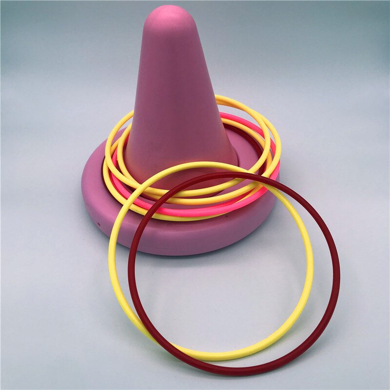 Sensorische integratieapparatuur, kruk met één voet, stoel, kleuterschool, vroege kinderjaren, fysieke fitheidstraining, evenwicht, enkele voet: Du jiao yi marca roze 8 cirkel